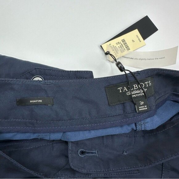 Talbots Women's NWT Navy Blue Y2K Signature Athleisure Utility Pant 2P/W29/L23 - Picture 5 of 11